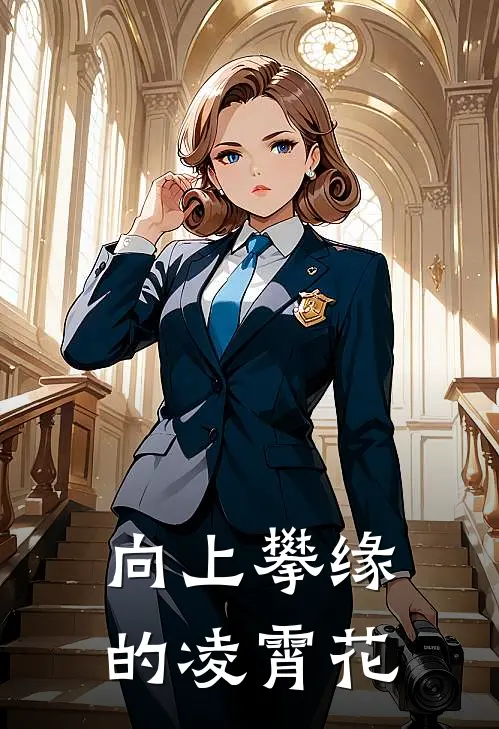 向上攀缘的凌霄花